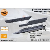 Ракета Meteor 2 + пилоны и АПУ для Rafale 1/48