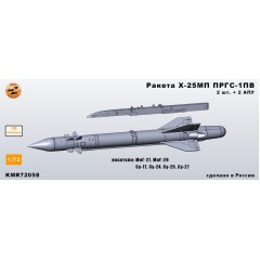 Ракета Х-25МП с ПРГС-1ПВ (разные АПУ) 1/72