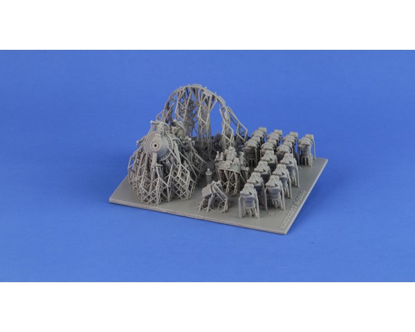 Двигатель Wright R-R-2600 cyclone  версия под Митчел от НК Models 1/32-4