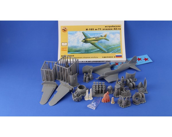 и-185 м-71 эталон 42-го 1/48 c 3д декалью-2