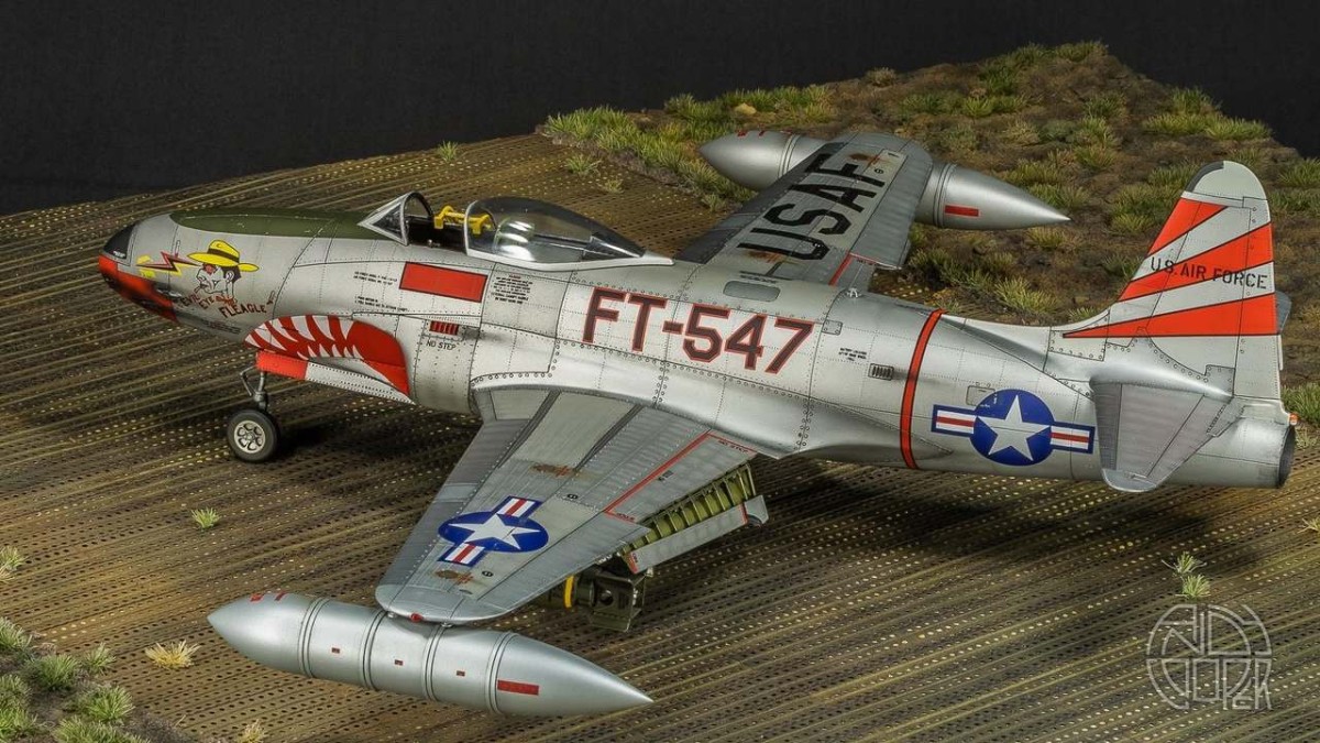 сборка F-80C Shooting Star 1/32 Special Hobby 