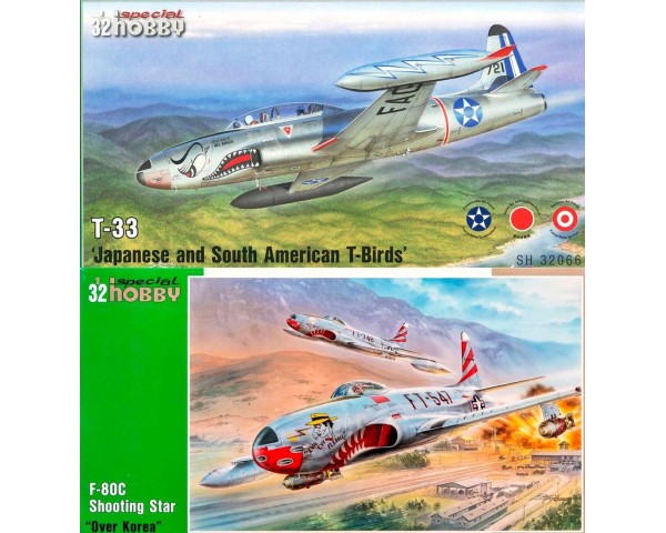 Корректировочный набор для модели F-80C Shooting Star и модели T33 в 1/32 от Special Hobby-1