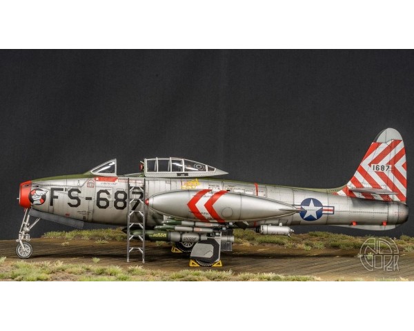 Корректировочный набор F-84E 1/32 для модели HobbyBoss-2