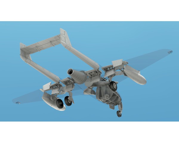 Конверсионный набор DH.100 Vampire F.3 в модификацию F.1 для набора Infinity Models - INF 3203 1/32-5