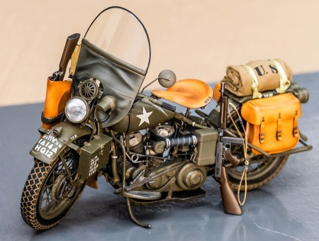 Harley-Davidson WLA-750 - 1/9 Italeri Harley-Davidson WLA-750 - 1/9 Italeri