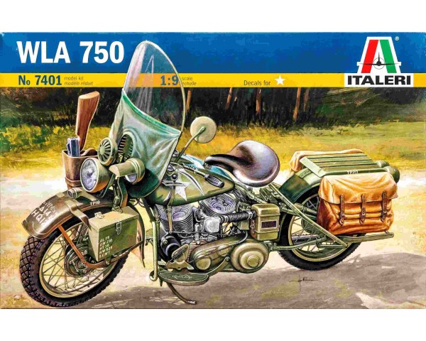 Корректировочный набор для мотоцикла Harley Davidson WLA 750 1/9 Italeri-5